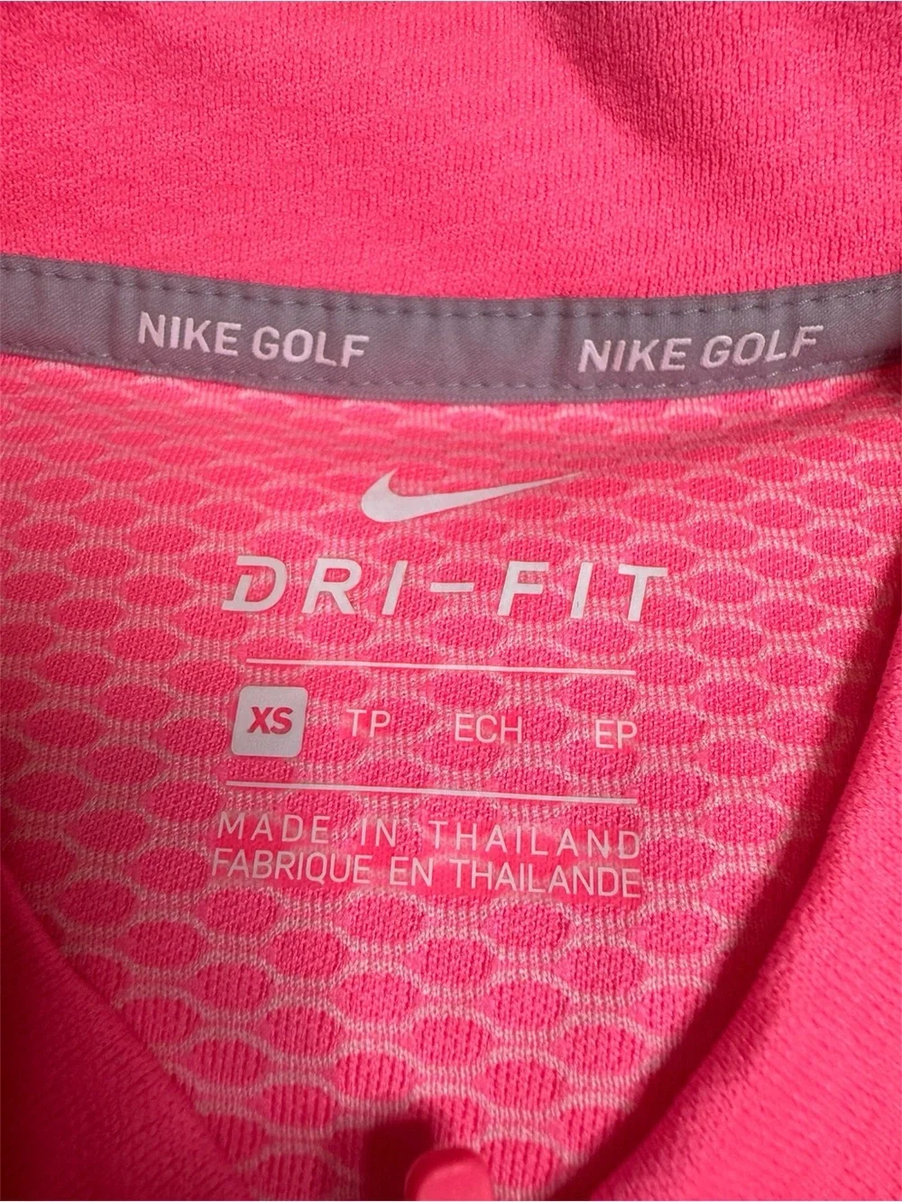 Nike Golf Hot Pink Dri-FIT Golf Top